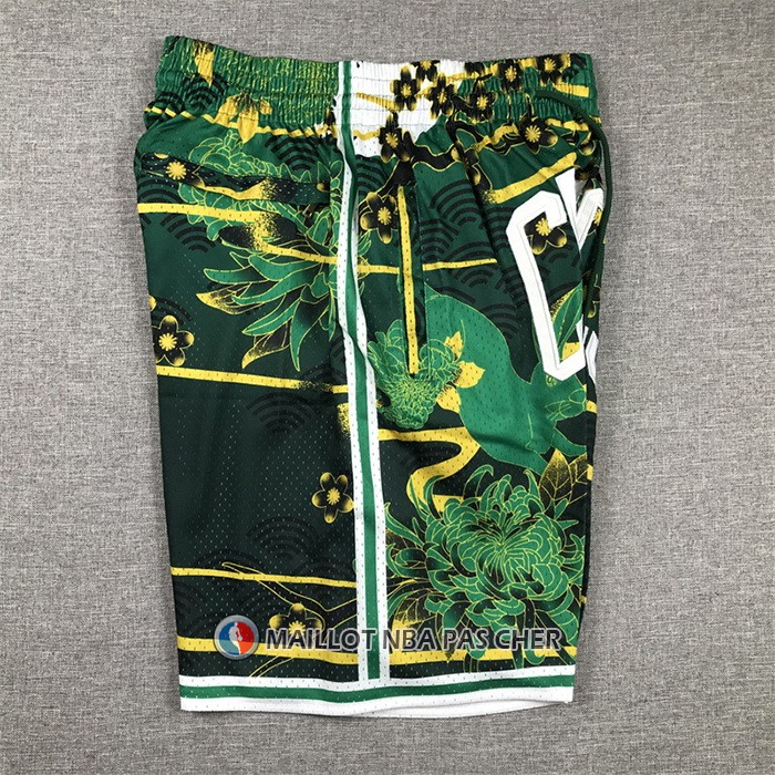 Short Boston Celtics Lunar New Year Mitchell & Ness Just Don Vert